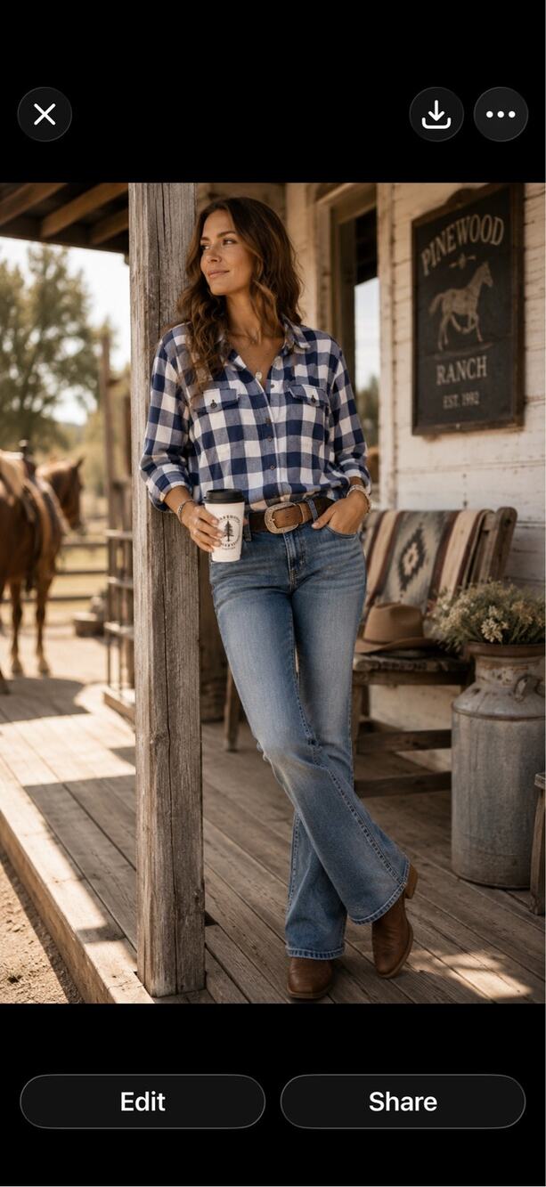 Abercrombie Buffalo Plaid Shirt Size L Western Coastal Cowgirl